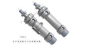 CKD緊固型氣缸CMK2 雙作用 單活塞桿型