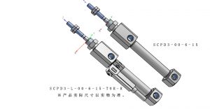 SCPD3 SCPD3-L CKD筆形氣缸 雙作用單活塞桿型