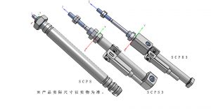 CKD筆形氣缸SCPS·SCPS3·SCPH3單作用 加壓伸出型/加壓縮回型