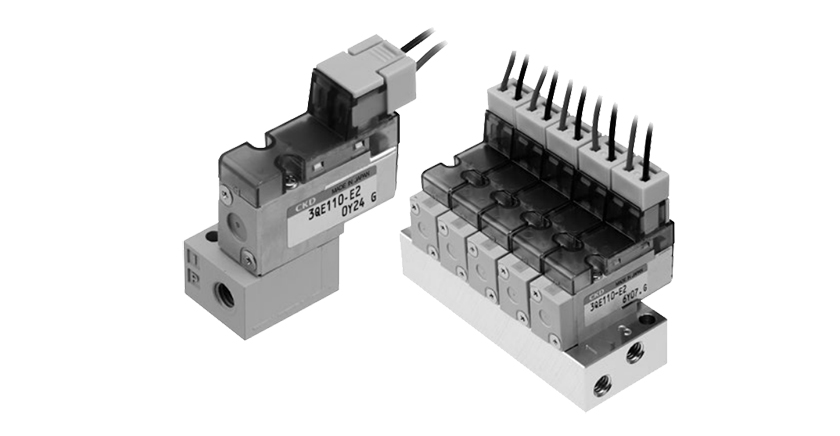 CKD直動式3通閥 單體閥3QE 集成閥M3QE CKD直動式3通閥 單體閥3QE 集成閥M3QE
