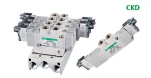 CKD先導(dǎo)式5通閥 單體閥4JA 集成閥M4JA