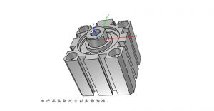 CKD超緊湊型氣缸SSD2 雙作用 單活塞桿型