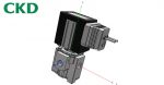 CKD直動式3通電磁閥 流體控制閥FFG